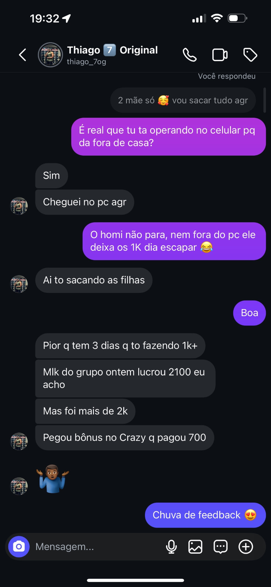 Feedback real de cliente sobre as Cooperações de CPA
